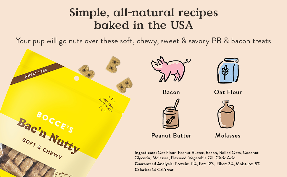 bocce's all-natural dog treats