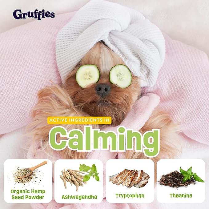 Gruffies Calming Peanut Butter Dog Treats